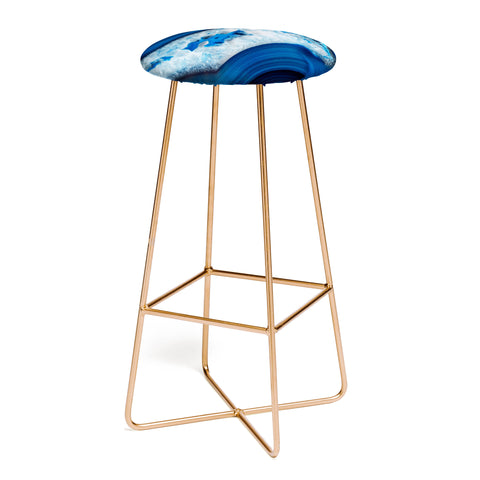 Emanuela Carratoni Deep Blue Agate Bar Stool