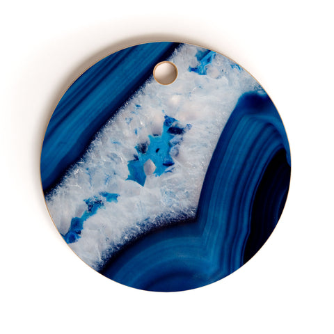 Emanuela Carratoni Deep Blue Agate Cutting Board Round