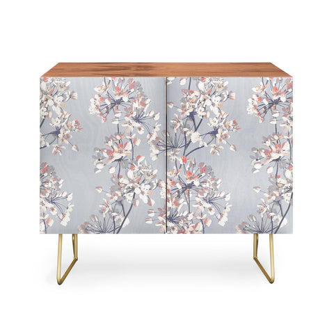 Emanuela Carratoni Delicate Floral Pattern Credenza