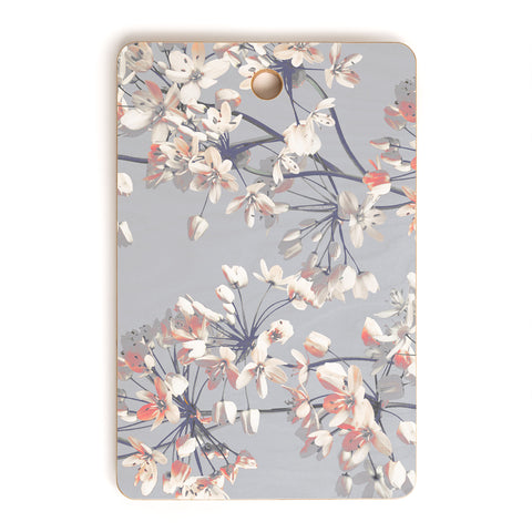 Emanuela Carratoni Delicate Floral Pattern Cutting Board Rectangle