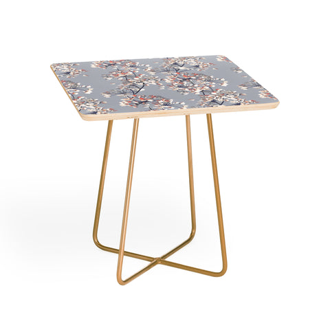 Emanuela Carratoni Delicate Floral Pattern Side Table