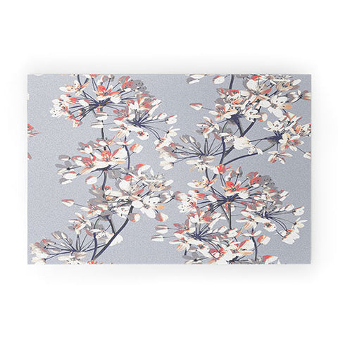 Emanuela Carratoni Delicate Floral Pattern Welcome Mat