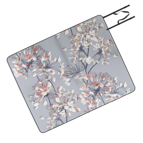 Emanuela Carratoni Delicate Floral Pattern Picnic Blanket