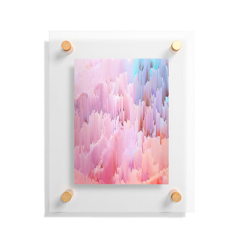 Emanuela Carratoni Delicate Glitches Floating Acrylic Print