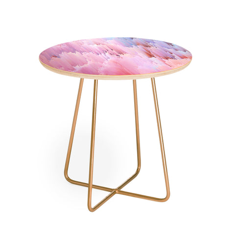 Emanuela Carratoni Delicate Glitches Round Side Table