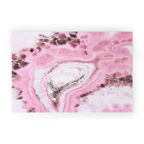 Emanuela Carratoni Delicate Pink Agate Welcome Mat