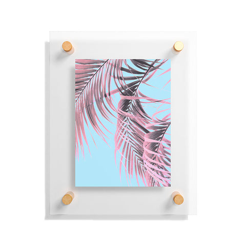 Emanuela Carratoni Delicate Pink Palms Floating Acrylic Print