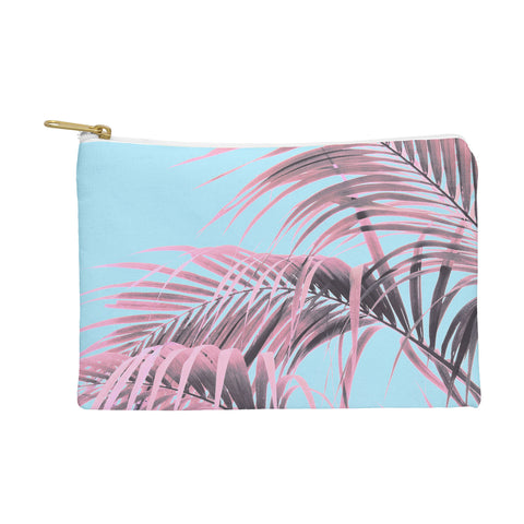 Emanuela Carratoni Delicate Pink Palms Pouch