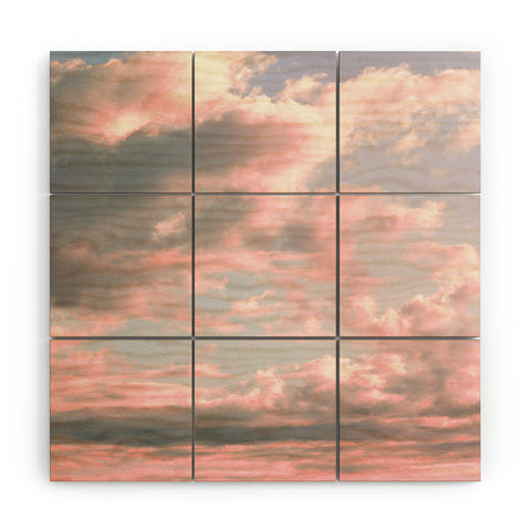 Emanuela Carratoni Delicate Sky Wood Wall Mural