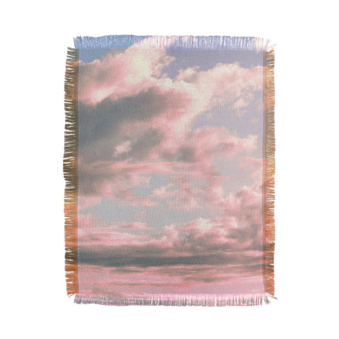 Emanuela Carratoni Delicate Sky Throw Blanket