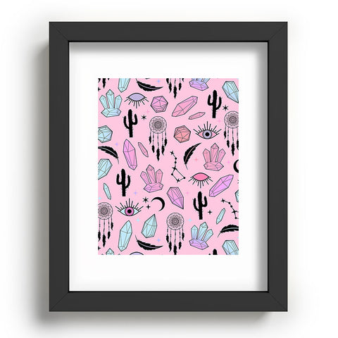 Emanuela Carratoni Desert Crystals Theme Recessed Framing Rectangle