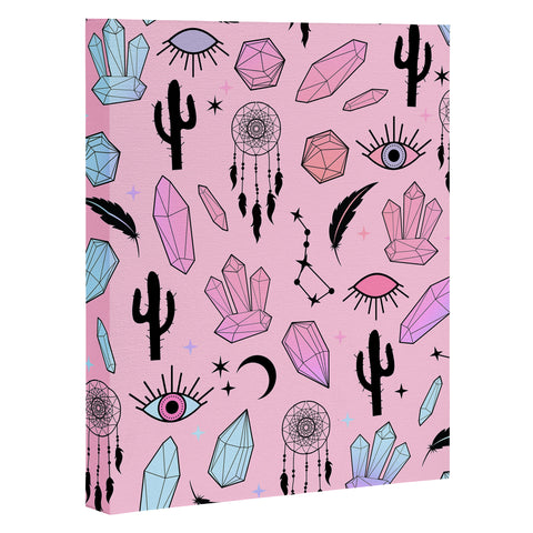 Emanuela Carratoni Desert Crystals Theme Art Canvas