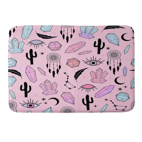 Emanuela Carratoni Desert Crystals Theme Memory Foam Bath Mat