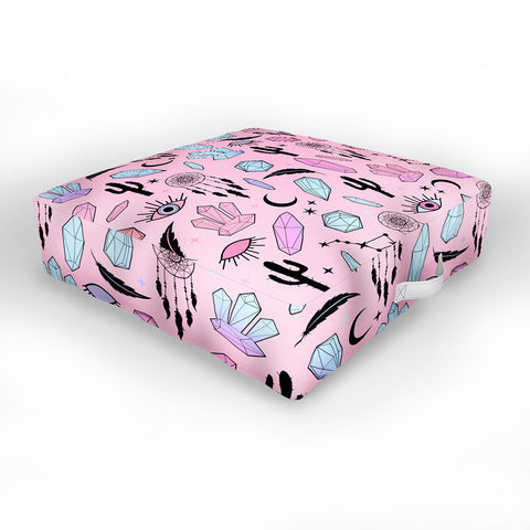 Emanuela Carratoni Desert Crystals Theme Outdoor Floor Cushion