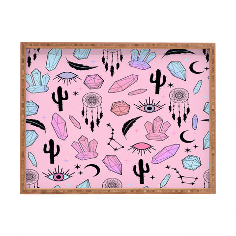 Emanuela Carratoni Desert Crystals Theme Rectangular Tray