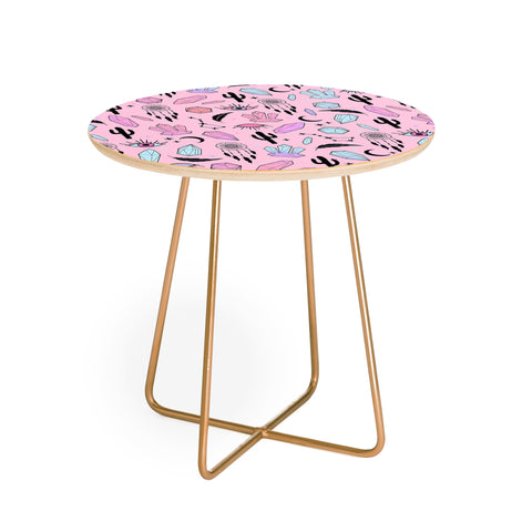 Emanuela Carratoni Desert Crystals Theme Round Side Table