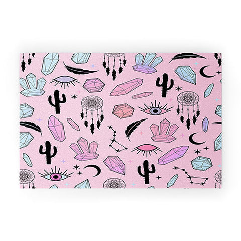 Emanuela Carratoni Desert Crystals Theme Welcome Mat