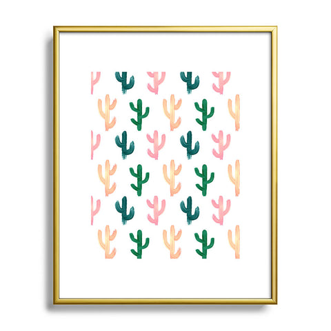 Emanuela Carratoni Desert Pattern Metal Framed Art Print