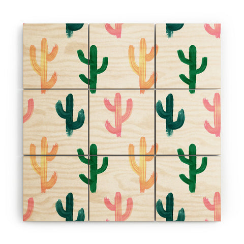 Emanuela Carratoni Desert Pattern Wood Wall Mural