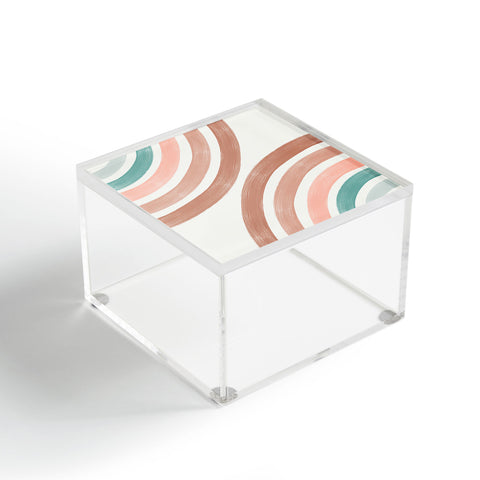 Emanuela Carratoni Double Retro Rainbows Acrylic Box