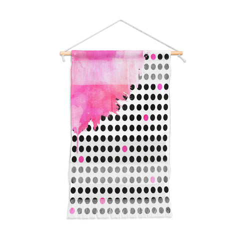 Emanuela Carratoni Dripped Polka Dots Wall Hanging Portrait