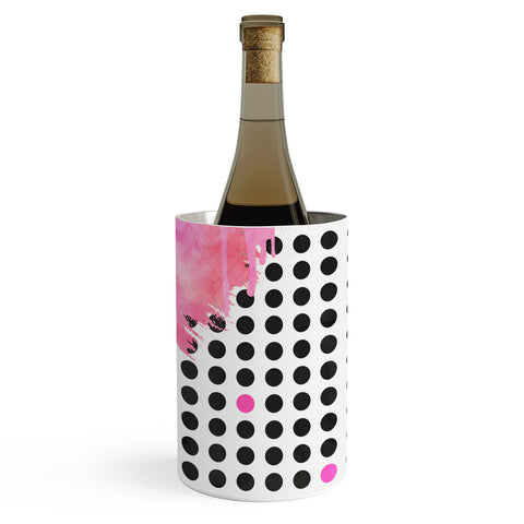 Emanuela Carratoni Dripped Polka Dots Wine Chiller