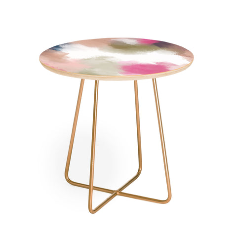 Emanuela Carratoni Earth Tones Round Side Table