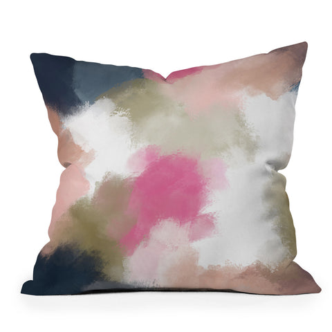 Emanuela Carratoni Earth Tones Throw Pillow