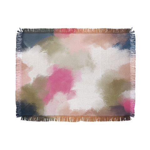 Emanuela Carratoni Earth Tones Throw Blanket