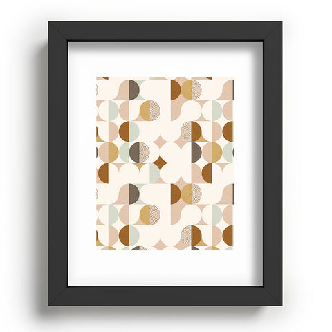 Emanuela Carratoni Earthnware Geometry Recessed Framing Rectangle