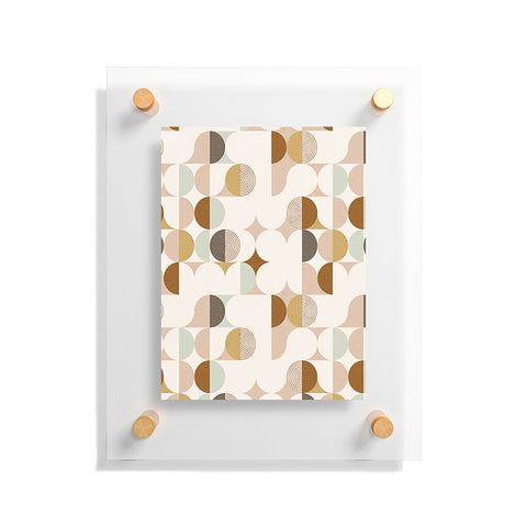 Emanuela Carratoni Earthnware Geometry Floating Acrylic Print