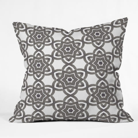 Emanuela Carratoni Ethnic Mood Outdoor Throw Pillow