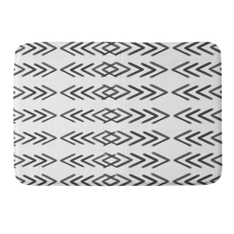 Emanuela Carratoni Ethnic Painted Pattern Memory Foam Bath Mat