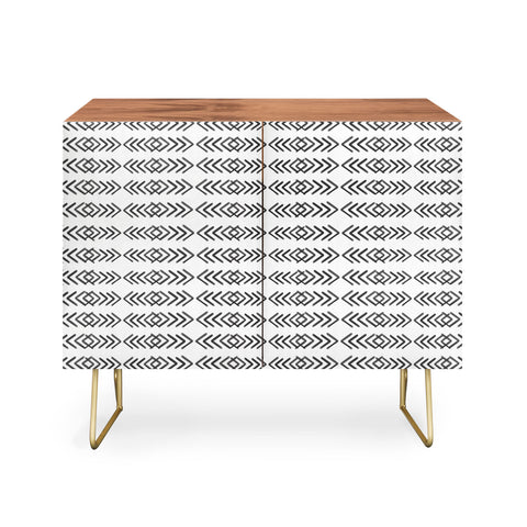 Emanuela Carratoni Ethnic Painted Pattern Credenza