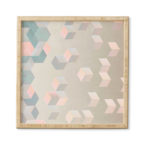 Emanuela Carratoni Exagonal Geometry Framed Wall Art