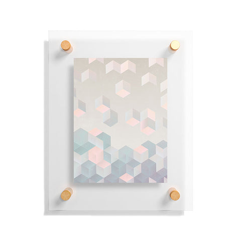 Emanuela Carratoni Exagonal Geometry Floating Acrylic Print