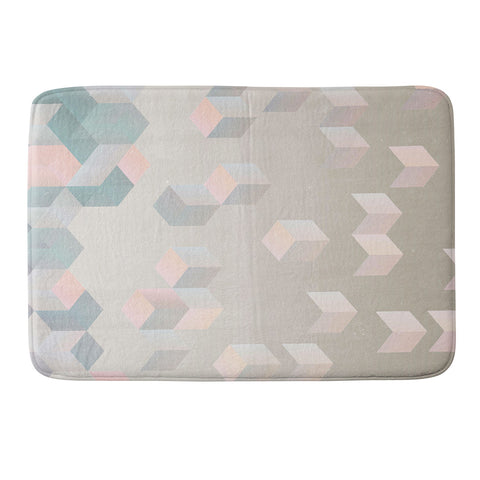 Emanuela Carratoni Exagonal Geometry Memory Foam Bath Mat
