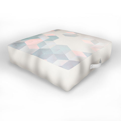 Emanuela Carratoni Exagonal Geometry Outdoor Floor Cushion