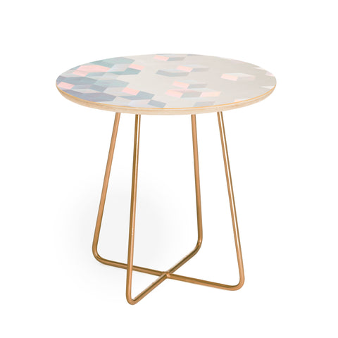 Emanuela Carratoni Exagonal Geometry Round Side Table