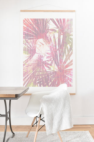 Emanuela Carratoni Fan Palms Theme Art Print And Hanger