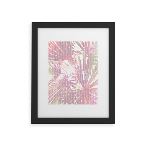 Emanuela Carratoni Fan Palms Theme Framed Art Print