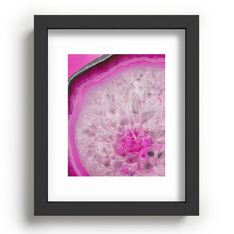 Emanuela Carratoni Fashion Pink Agate Recessed Framing Rectangle