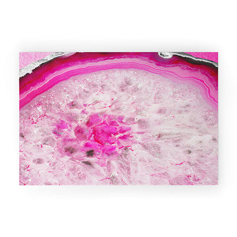 Emanuela Carratoni Fashion Pink Agate Welcome Mat