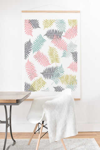 Emanuela Carratoni Ferns Dance Art Print And Hanger