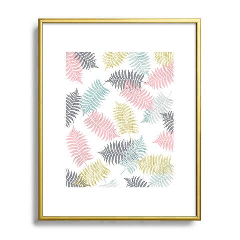 Emanuela Carratoni Ferns Dance Metal Framed Art Print