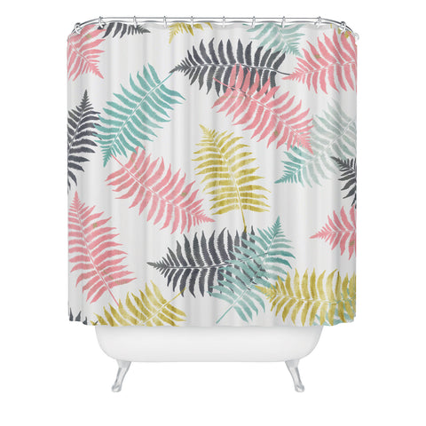 Emanuela Carratoni Ferns Dance Shower Curtain