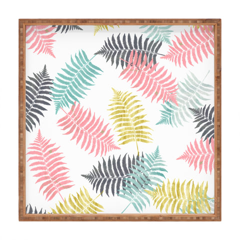 Emanuela Carratoni Ferns Dance Square Tray