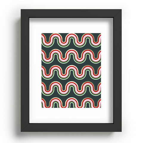 Emanuela Carratoni Festive Rainbow Recessed Framing Rectangle