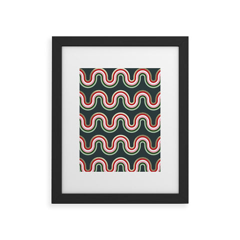 Emanuela Carratoni Festive Rainbow Framed Art Print