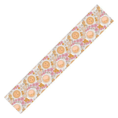 Emanuela Carratoni Floral Moon and Sun Table Runner